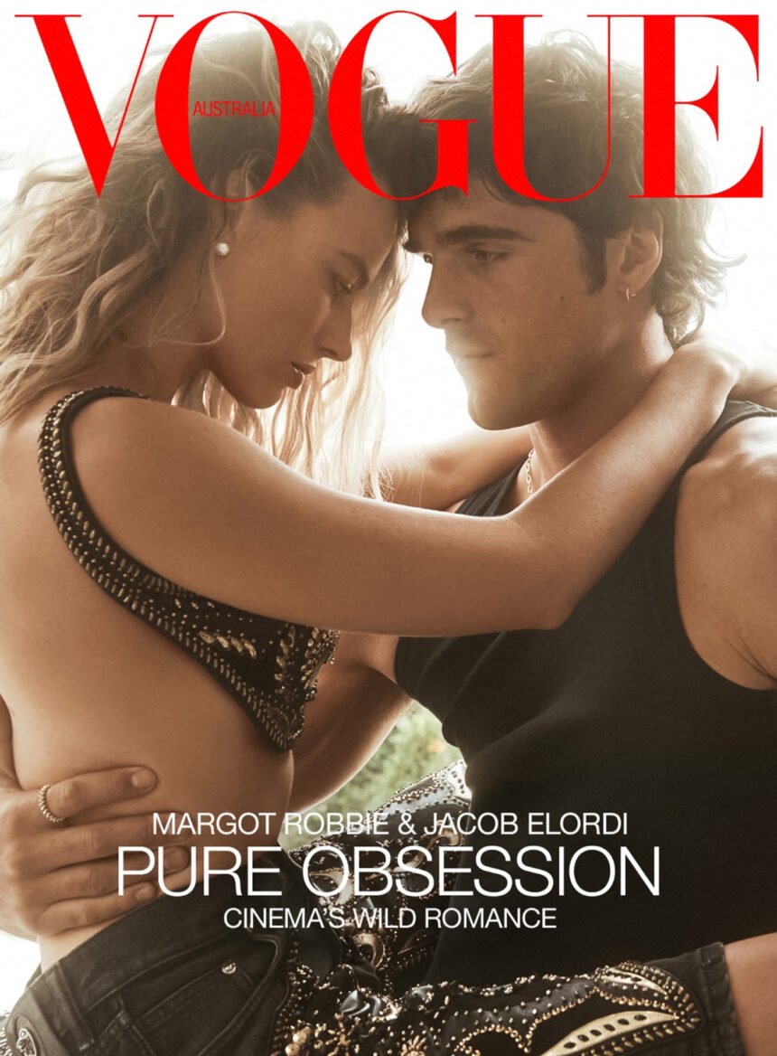 Margot Robbie and Jacob Elordi cover Vogue Australia February 2026 by Lachlan Bailey