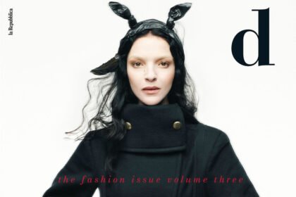 Mariacarla Boscono covers D la Repubblica February 28th, 2026 by Karim Sadli