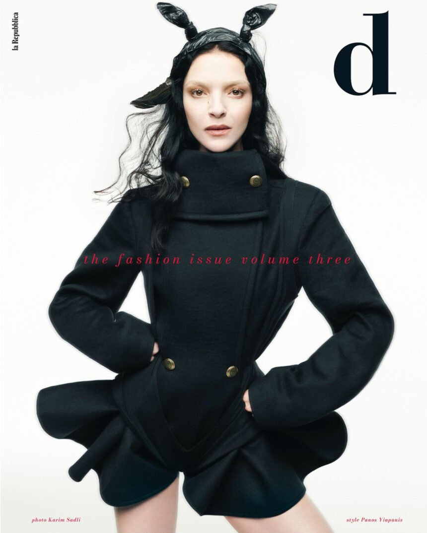 Mariacarla Boscono covers D la Repubblica February 28th, 2026 by Karim Sadli