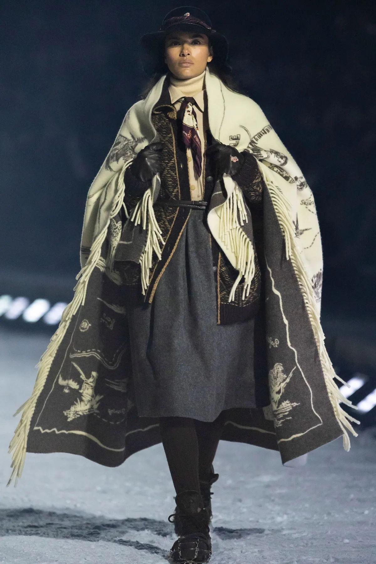 Moncler Grenoble turns Aspen into a high-altitude western fantasy