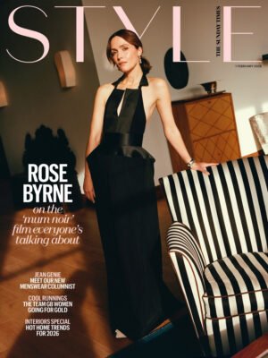 Rose Byrne covers The Sunday Times Style February 1st, 2026 by Clément Pascal