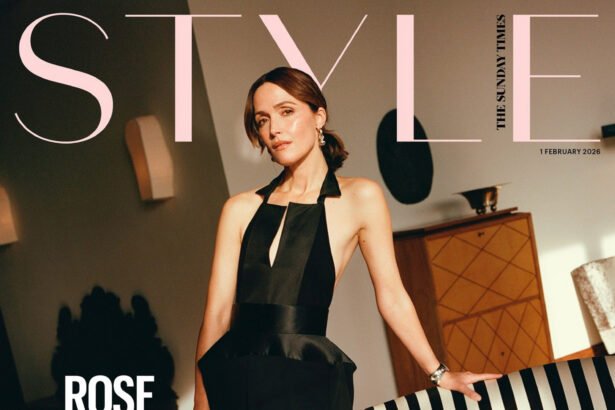 Rose Byrne covers The Sunday Times Style February 1st, 2026 by Clément Pascal