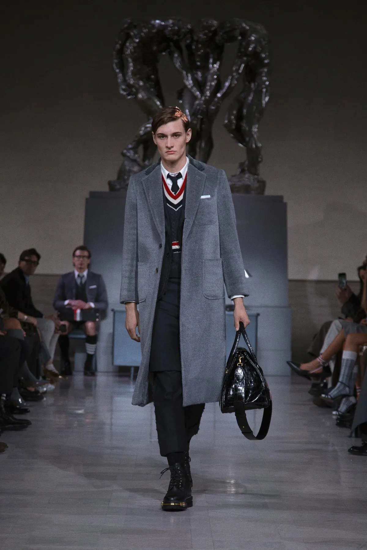 NFL players walk Thom Browne’s most conceptual runway yet