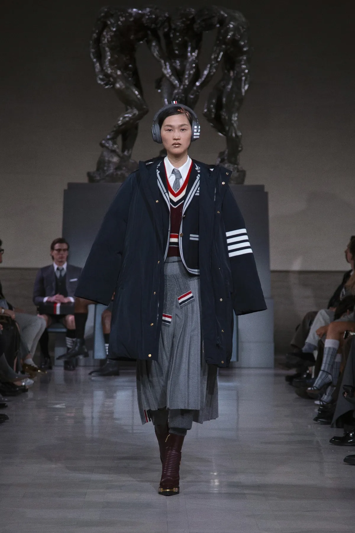 NFL players walk Thom Browne’s most conceptual runway yet