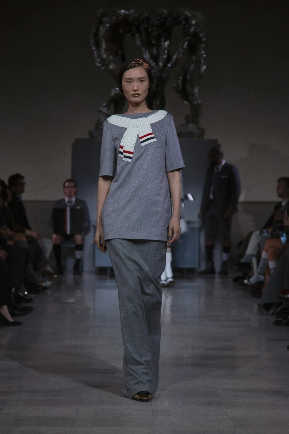 NFL players walk Thom Browne’s most conceptual runway yet