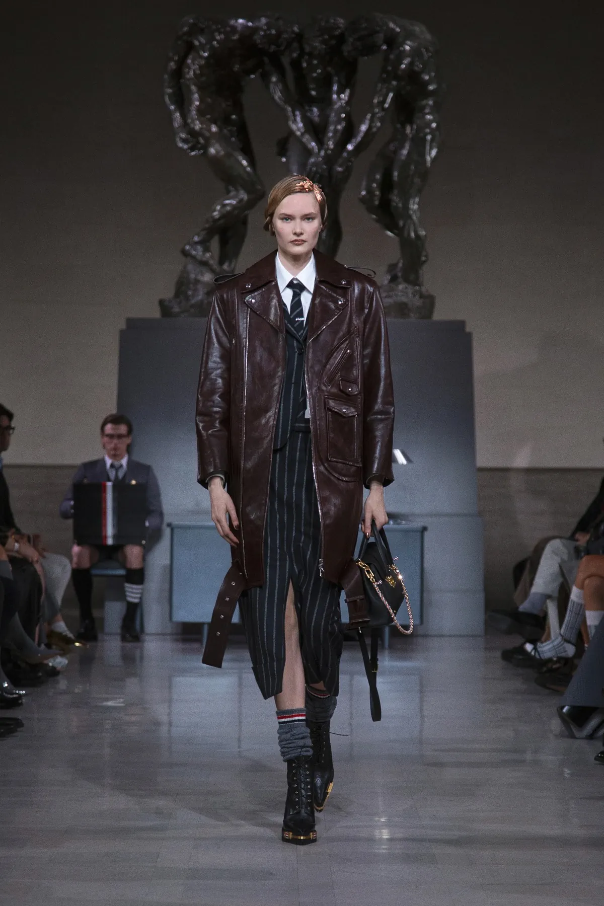 NFL players walk Thom Browne’s most conceptual runway yet