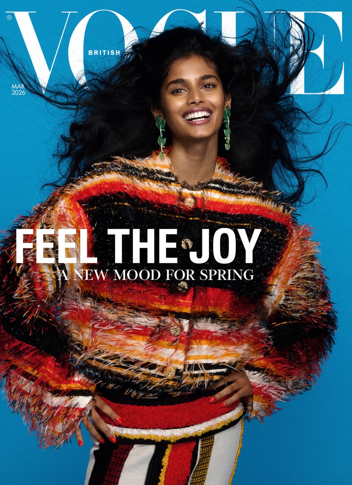 Bhavitha Mandava covers British Vogue March 2026 by Oliver Hadlee Pearch