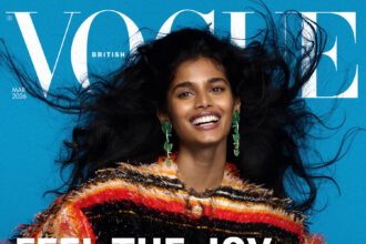 Bhavitha Mandava covers British Vogue March 2026 by Oliver Hadlee Pearch