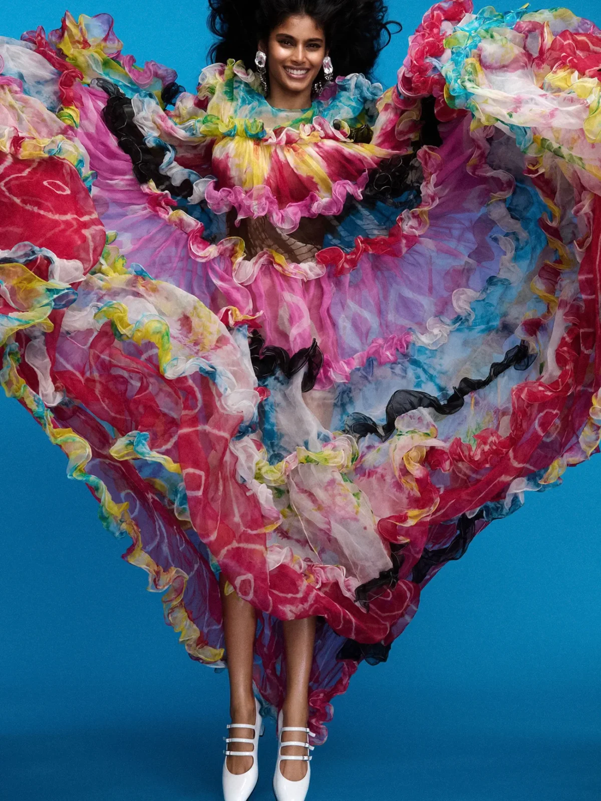 Bhavitha Mandava covers British Vogue March 2026 by Oliver Hadlee Pearch