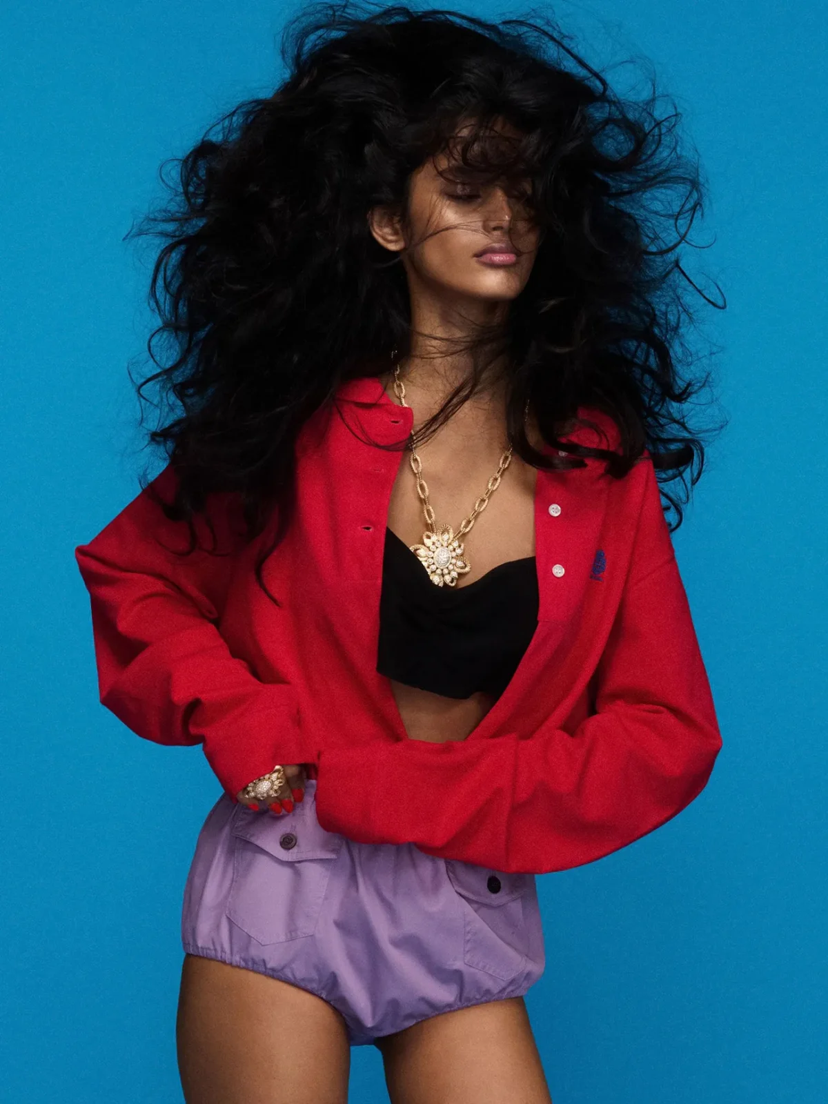 Bhavitha Mandava covers British Vogue March 2026 by Oliver Hadlee Pearch