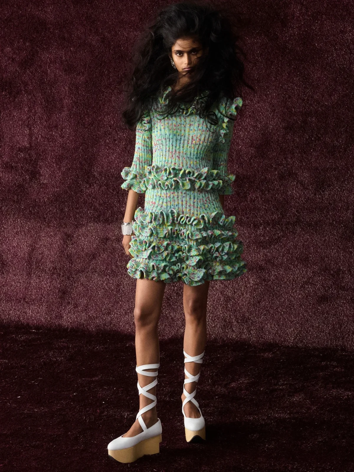 Bhavitha Mandava covers British Vogue March 2026 by Oliver Hadlee Pearch