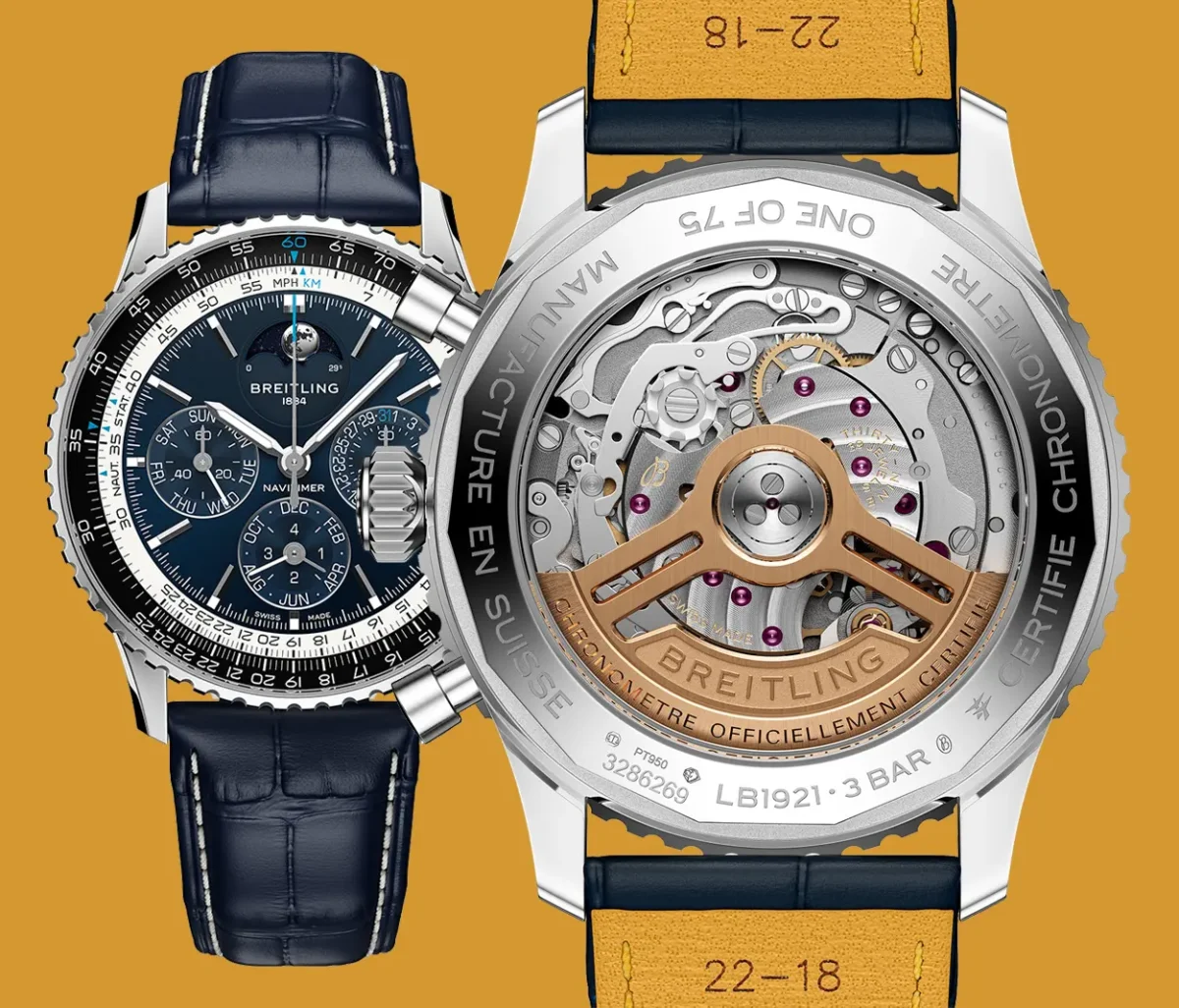 The Breitling Navitimer B19 Perpetual Calendar Chronograph challenges Patek Philippe territory at a fraction of the price