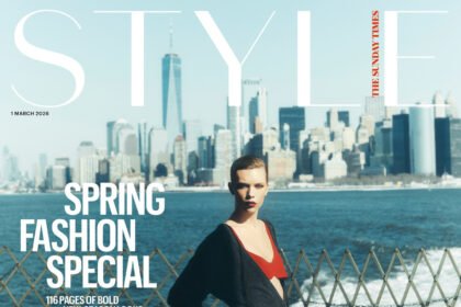 Freya Nutter covers The Sunday Times Style March 1st, 2026 by Tom Schirmacher