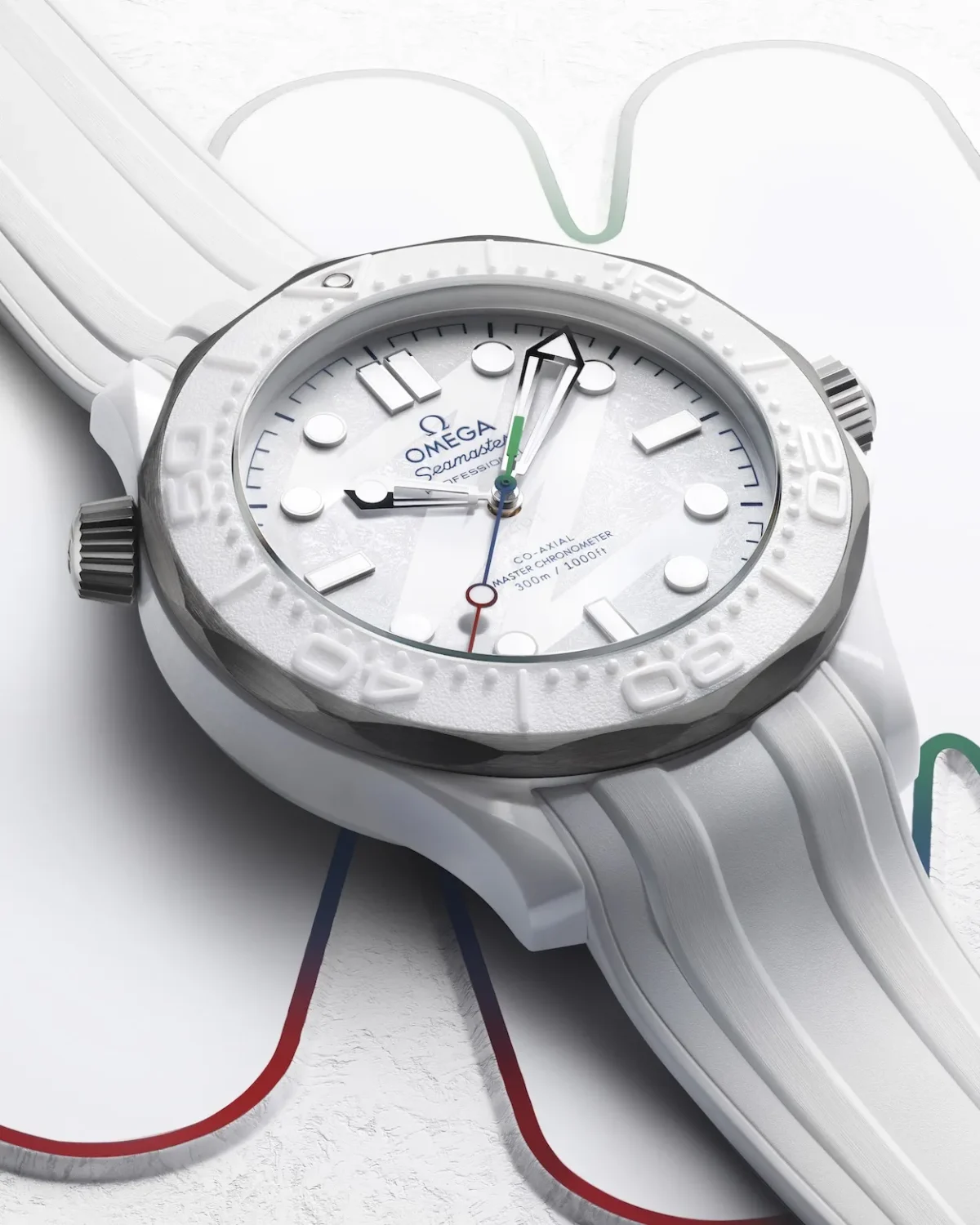 The OMEGA Seamaster Diver 300M gets a paralympic makeover for the 2026 Milano Cortina Games
