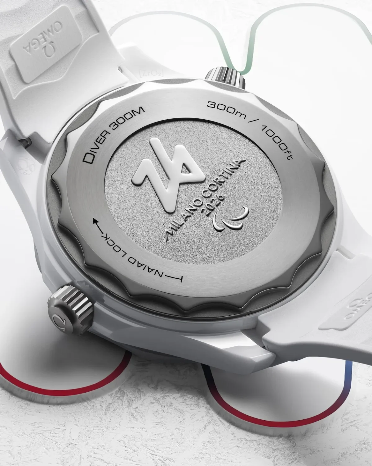 The OMEGA Seamaster Diver 300M gets a paralympic makeover for the 2026 Milano Cortina Games