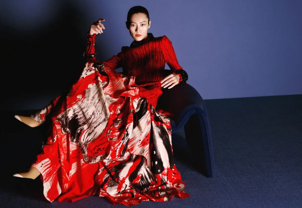 Liu Wen covers Harper’s Bazaar China March 2026 by Liu Song