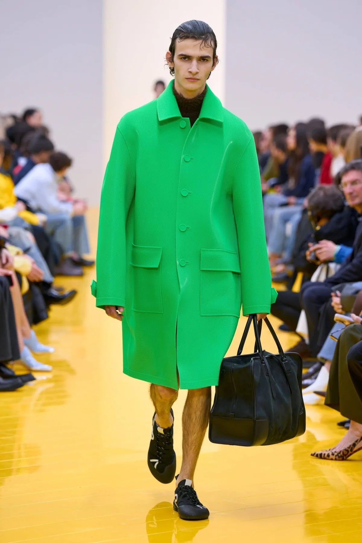 Loewe Fall 2026 reinvents craft through latex, sculpture and menswear Loewe Fall-Winter 2026 - Paris Fashion Week