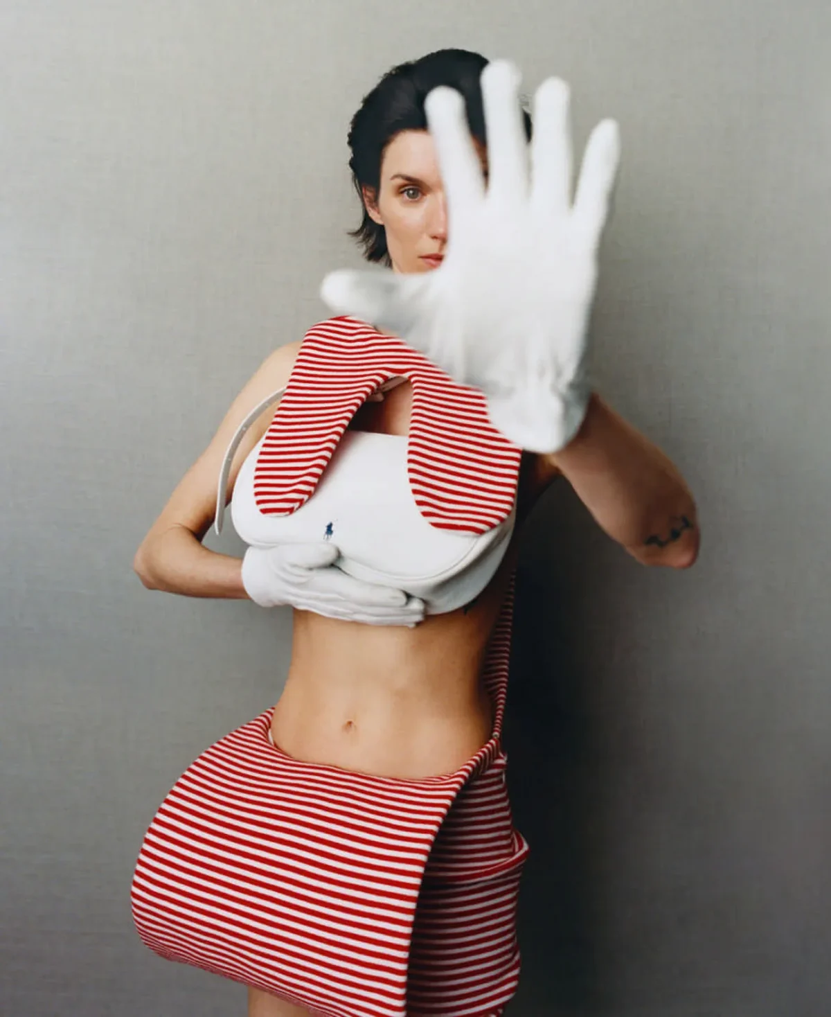 Marte Mei van Haaster covers M Le magazine du Monde March 14th, 2026 by David Luraschi