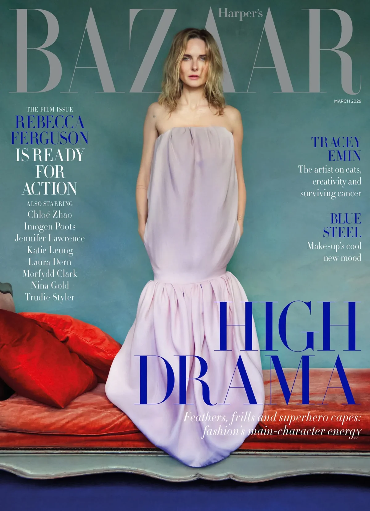 Rebecca Ferguson covers Harper's Bazaar UK March 2026 by Erik Madigan Heck Rebecca Ferguson covers Harper's Bazaar UK March 2026 by Erik Madigan Heck