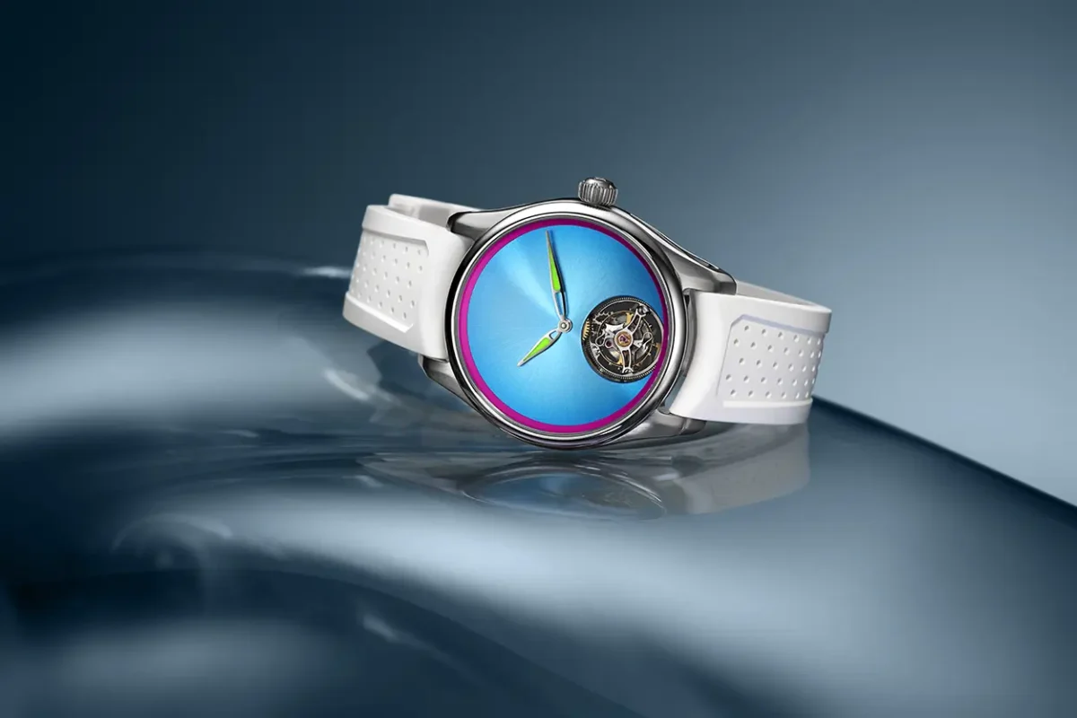 Bucherer and H. Moser & Cie. unveil the Pioneer Tourbillon Miami limited edition with only 28 pieces