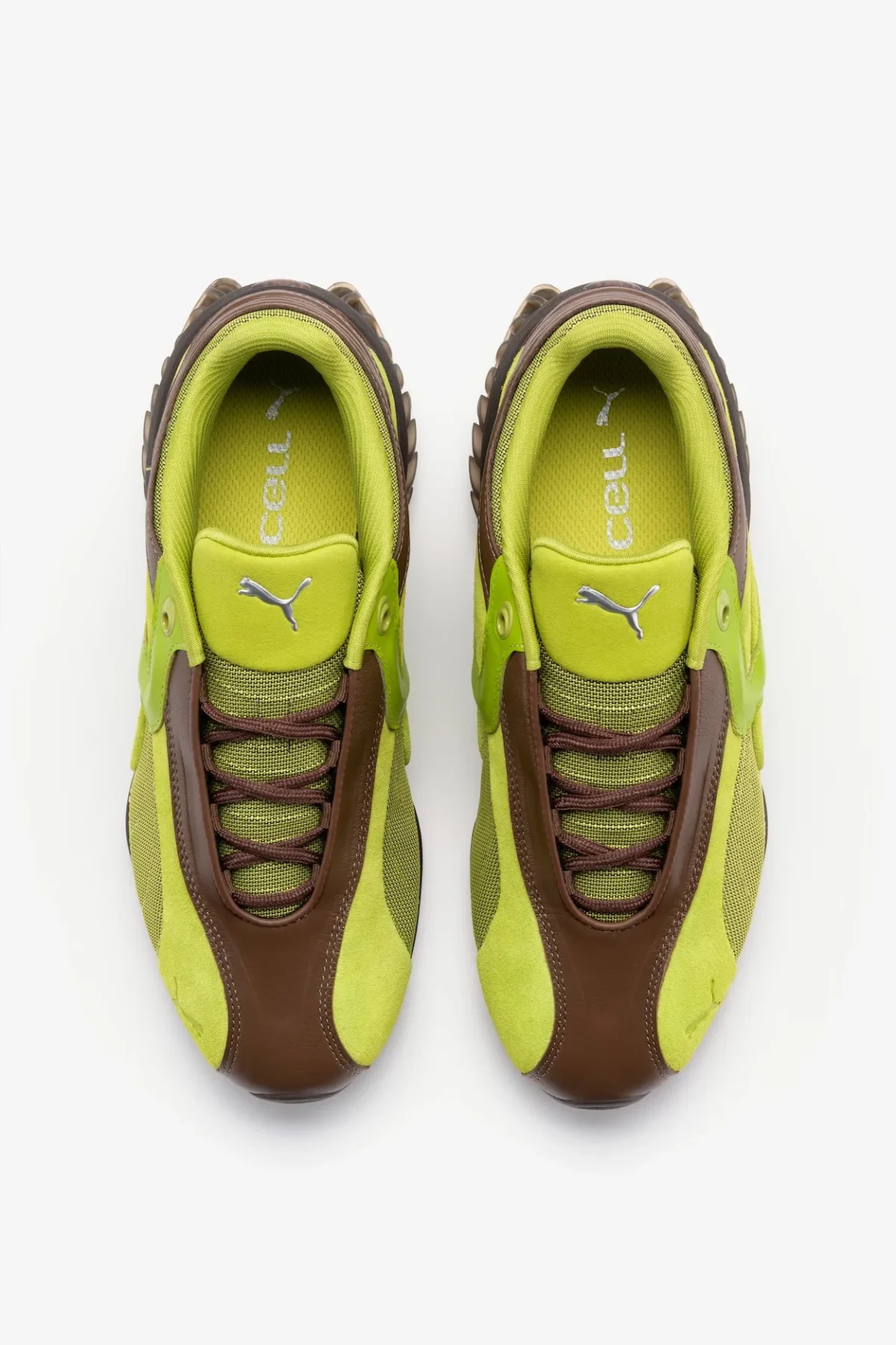 The PUMA CELL Geo revives 1990s cushioning with a bold geometric design