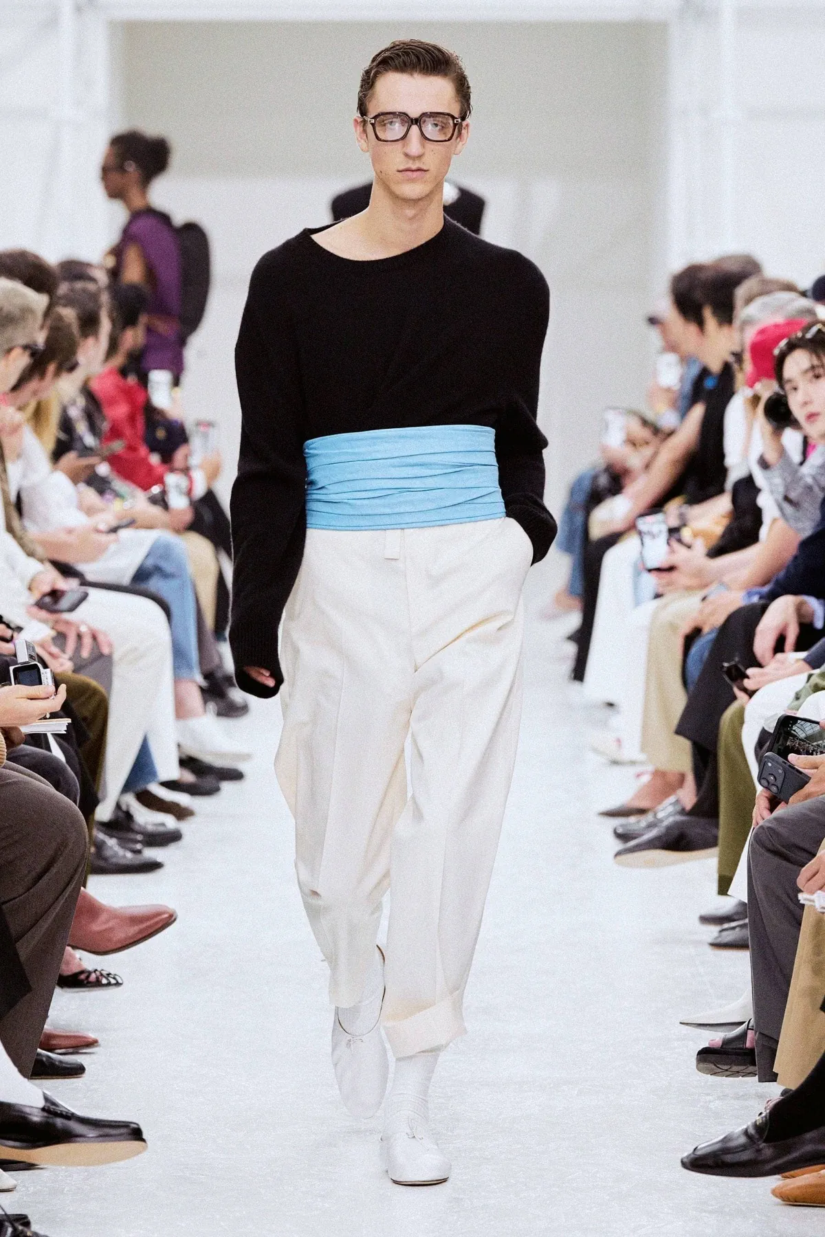 Michael Rider turns Celine Spring 2027 menswear into a study in confident contrasts Celine Spring-Summer 2027 - Paris Fashion Week Men’s
