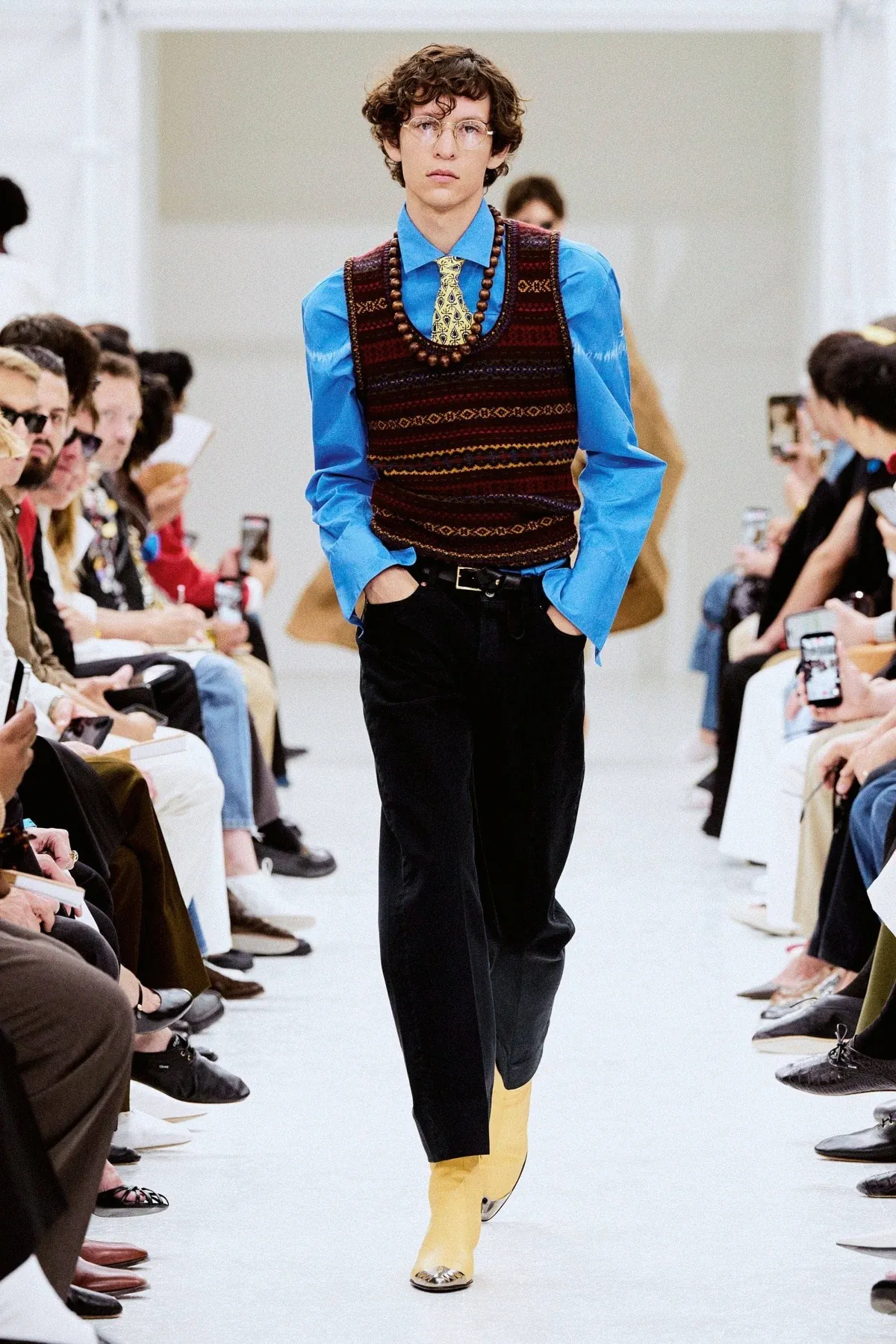 Michael Rider turns Celine Spring 2027 menswear into a study in confident contrasts Celine Spring-Summer 2027 - Paris Fashion Week Men’s