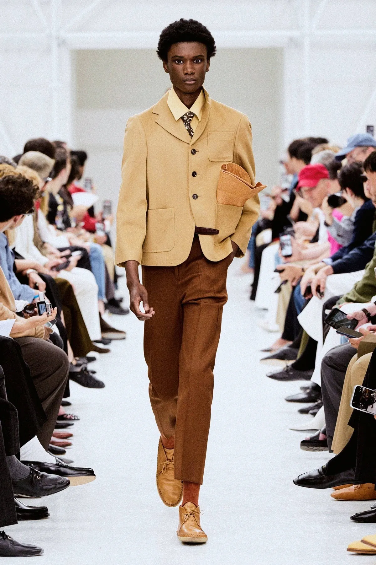 Michael Rider turns Celine Spring 2027 menswear into a study in confident contrasts Celine Spring-Summer 2027 - Paris Fashion Week Men’s