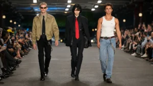 Vetements returns to Paris, and Spring 2027 comes quietly undone Vetements Spring-Summer 2027 - Paris Fashion Week Men's