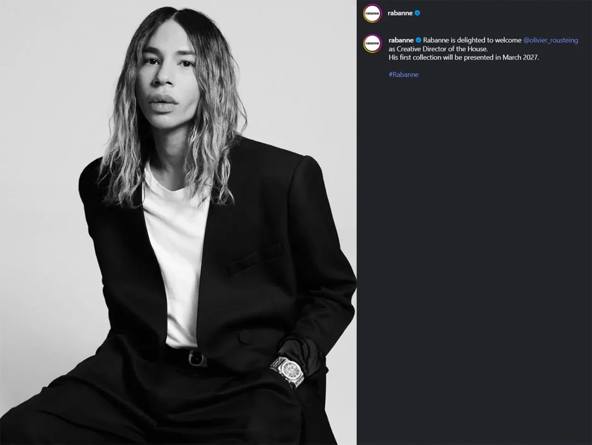 Olivier Rousteing brings his metal dreams home to Rabanne Olivier Rousteing brings his metal dreams home to Rabanne