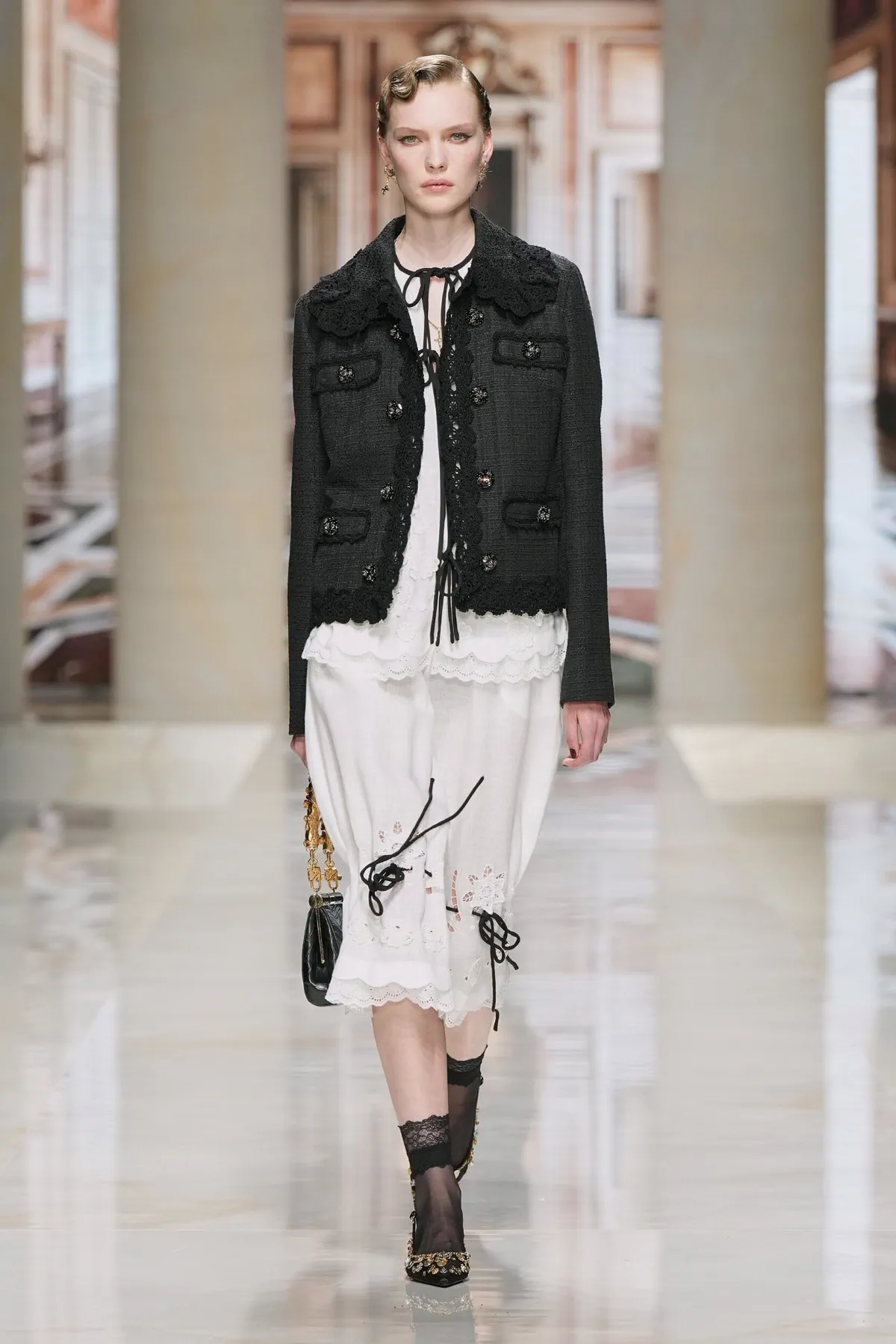 Dolce & Gabbana Spring 2027 gives Sicilian heritage a lighter attitude Dolce & Gabbana Spring-Summer 2027 - Milan Fashion Week