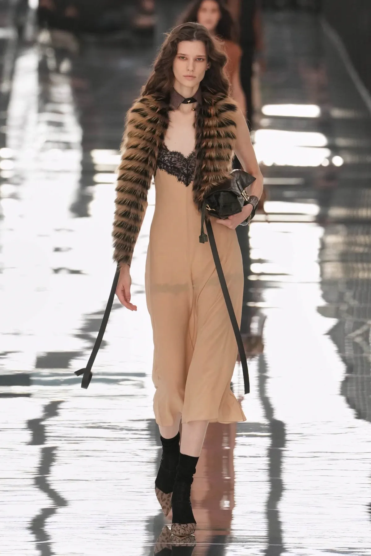 Fendi transformed Spring 2027 into a hall of mirrors, making the audience part of the show Fendi Spring-Summer 2027 - Milan Fashion Week