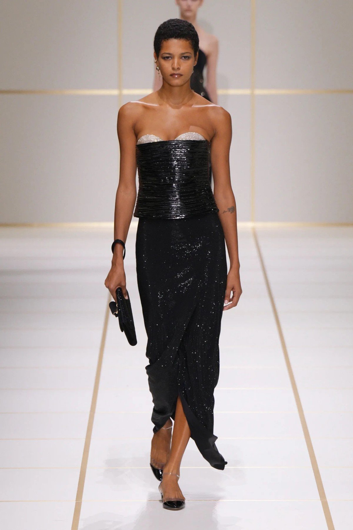 Giorgio Armani Spring 2027 reconsiders the House codes through structure and restraint Giorgio Armani Spring-Summer 2027 - Milan Fashion Week