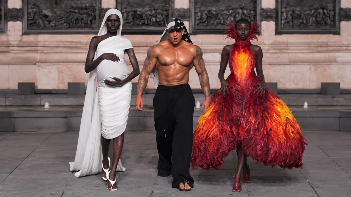 For Spring 2027, Matières Fécales brings "The Ninety-Nine Percent" to République Matières Fécales Spring-Summer 2027 - Paris Fashion Week