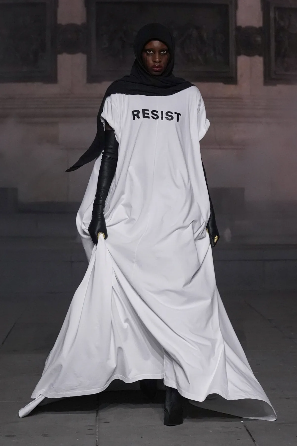 For Spring 2027, Matières Fécales brings "The Ninety-Nine Percent" to République Matières Fécales Spring-Summer 2027 - Paris Fashion Week