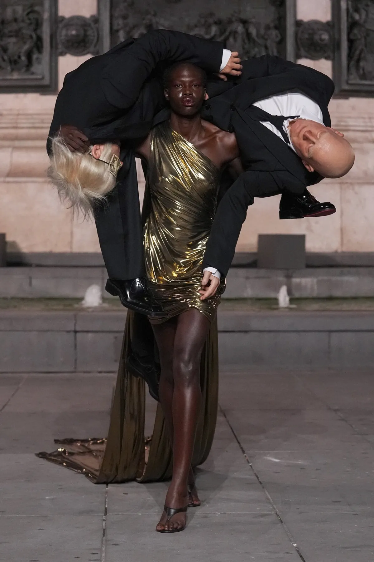 For Spring 2027, Matières Fécales brings "The Ninety-Nine Percent" to République Matières Fécales Spring-Summer 2027 - Paris Fashion Week