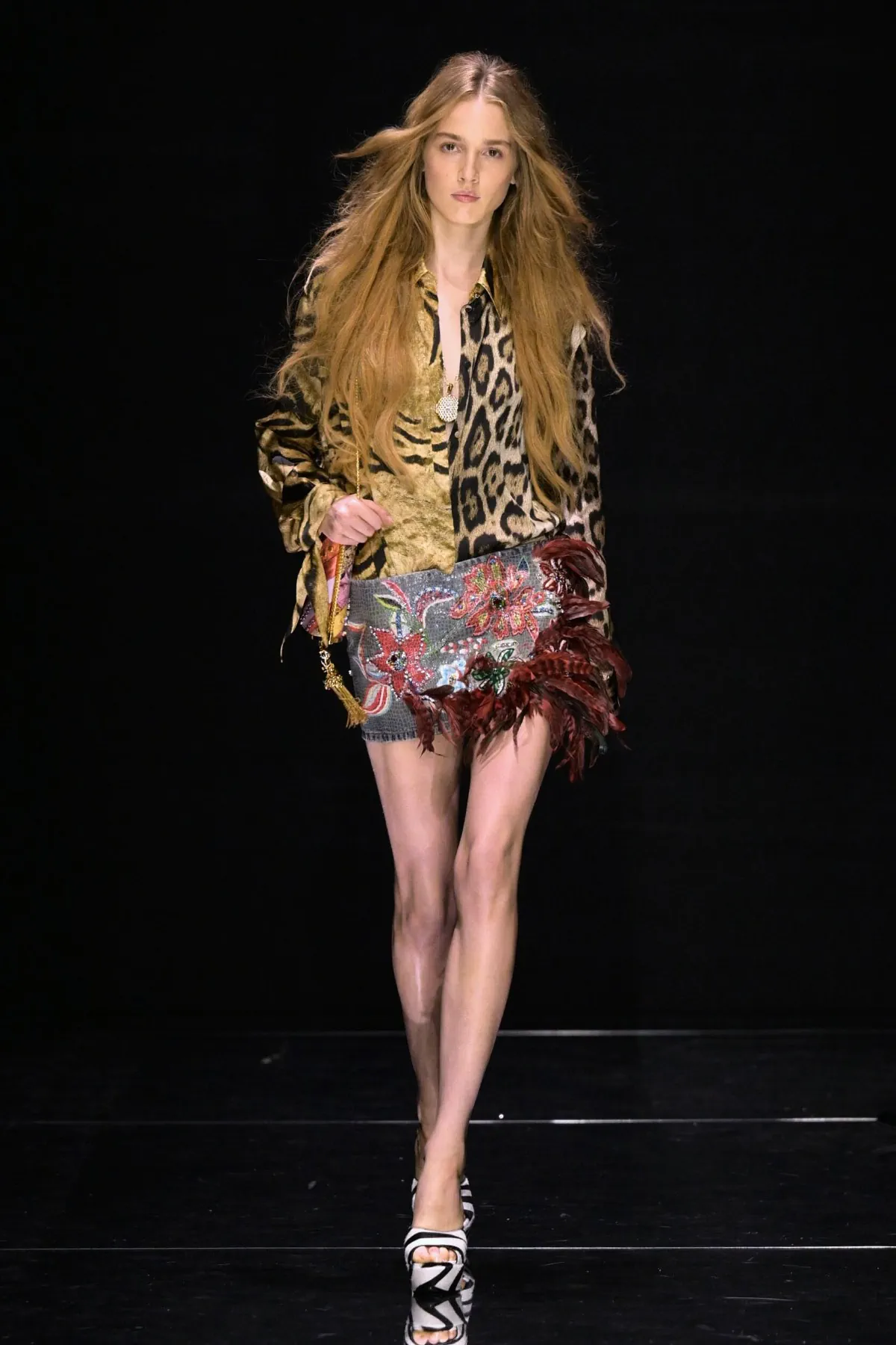 Roberto Cavalli Spring 2027 returns to fashion after dark Roberto Cavalli Spring-Summer 2027 - Milan Fashion Week
