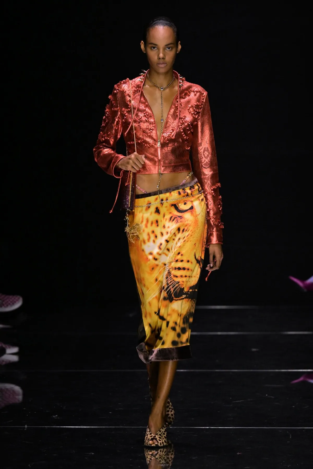 Roberto Cavalli Spring 2027 returns to fashion after dark Roberto Cavalli Spring-Summer 2027 - Milan Fashion Week