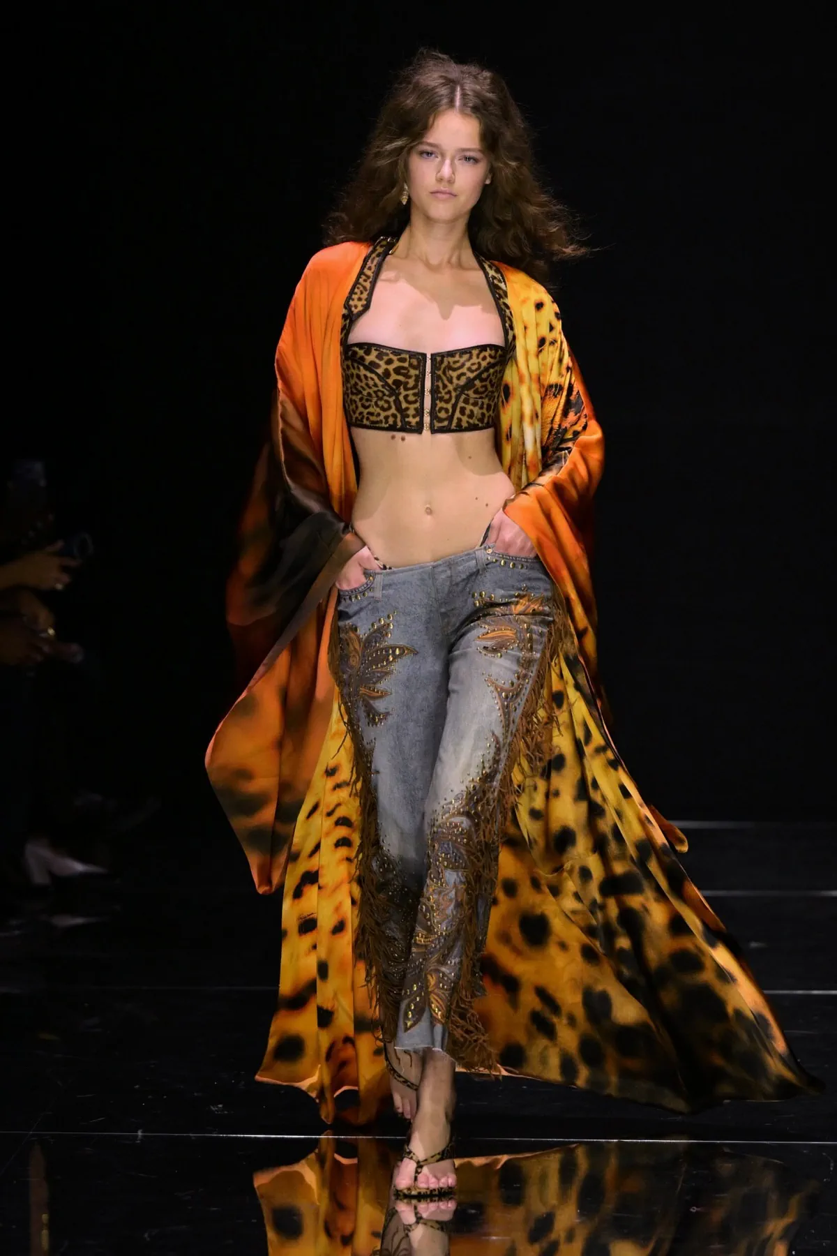 Roberto Cavalli Spring 2027 returns to fashion after dark Roberto Cavalli Spring-Summer 2027 - Milan Fashion Week