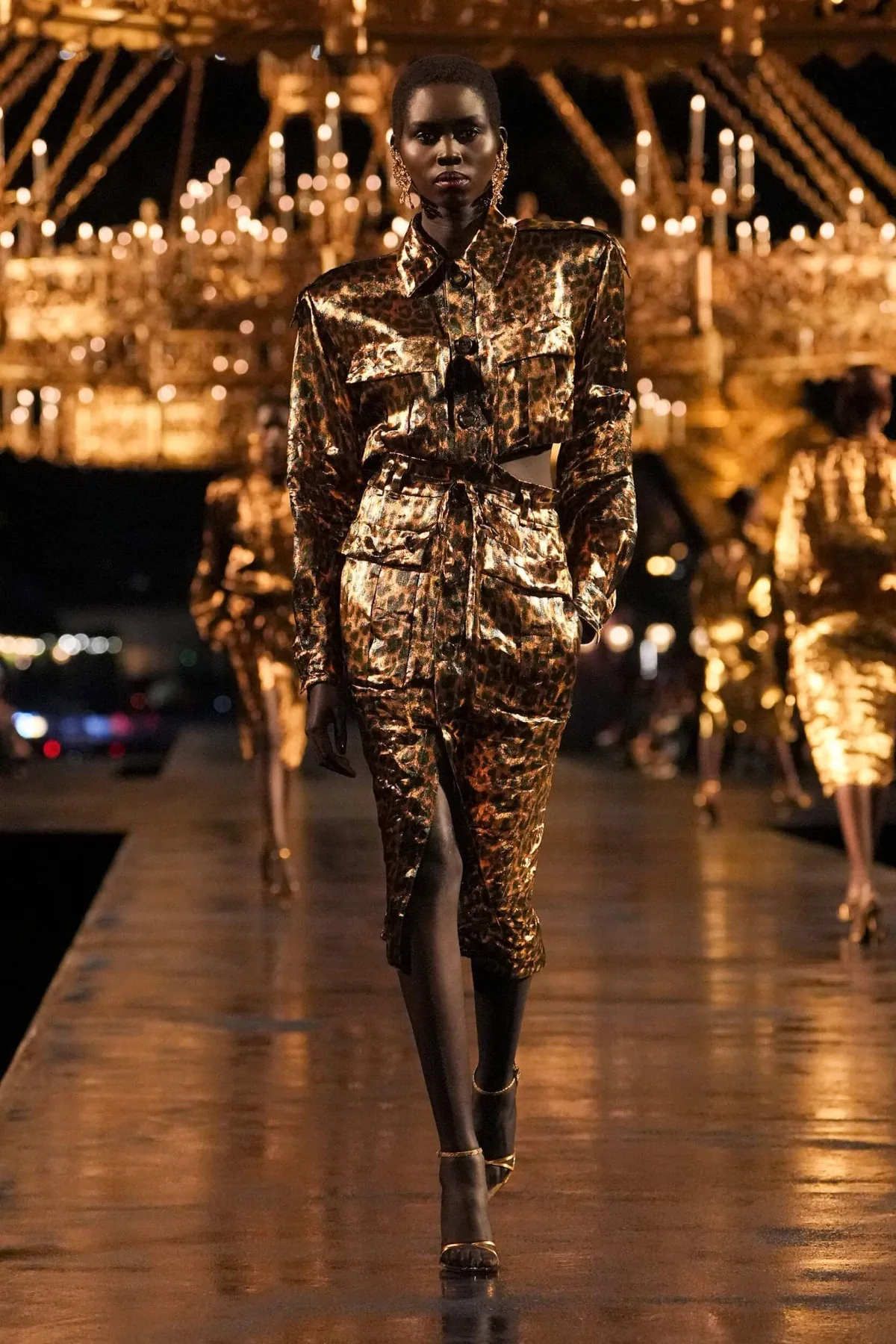 Saint Laurent Spring 2027 turns gold into a study of memory and change Saint Laurent Spring-Summer 2027 - Paris Fashion Week