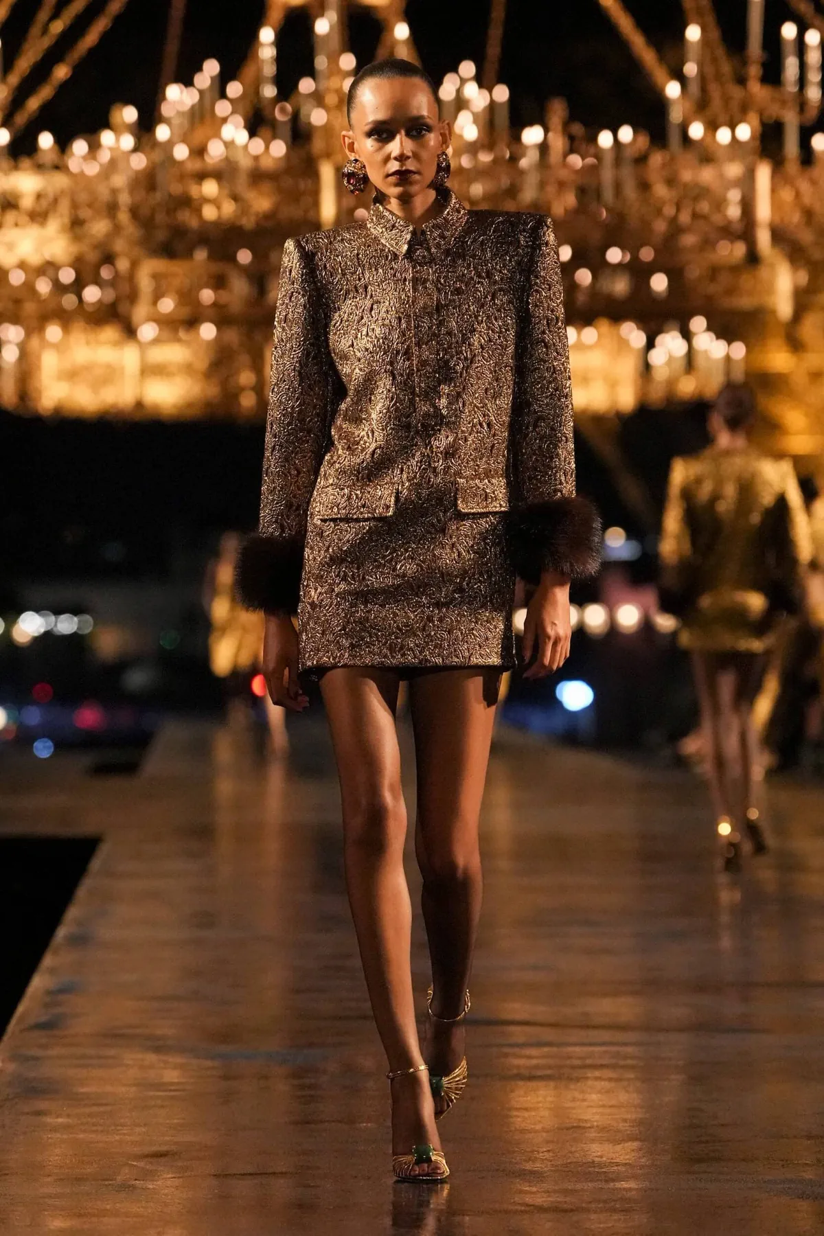 Saint Laurent Spring 2027 turns gold into a study of memory and change Saint Laurent Spring-Summer 2027 - Paris Fashion Week