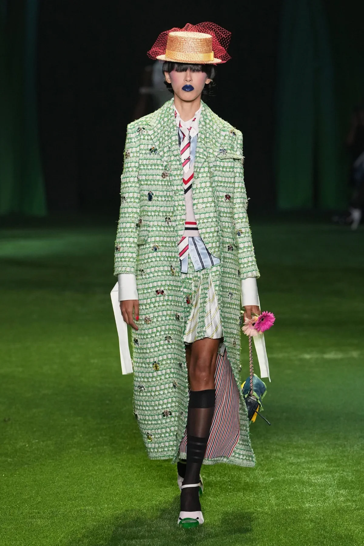 Thom Browne Spring 2027 turns metamorphosis into high fashion Thom Browne Spring 2027 turns metamorphosis into high fashion