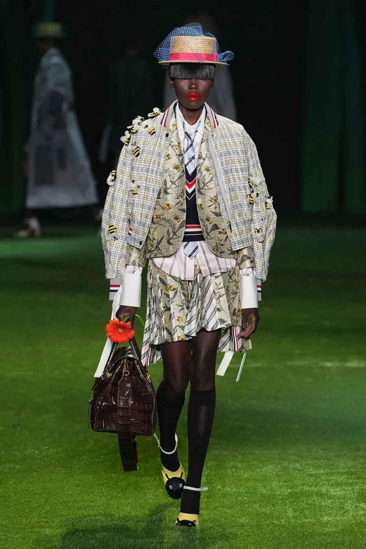Thom Browne Spring 2027 turns metamorphosis into high fashion Thom Browne Spring 2027 turns metamorphosis into high fashion