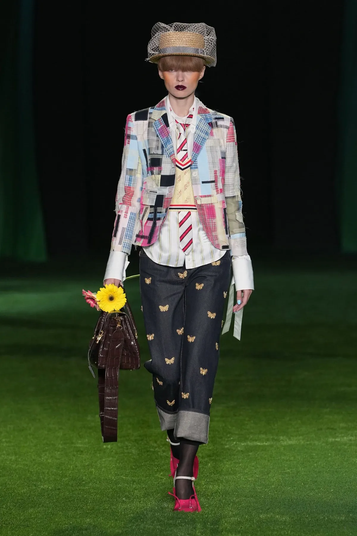 Thom Browne Spring 2027 turns metamorphosis into high fashion Thom Browne Spring 2027 turns metamorphosis into high fashion