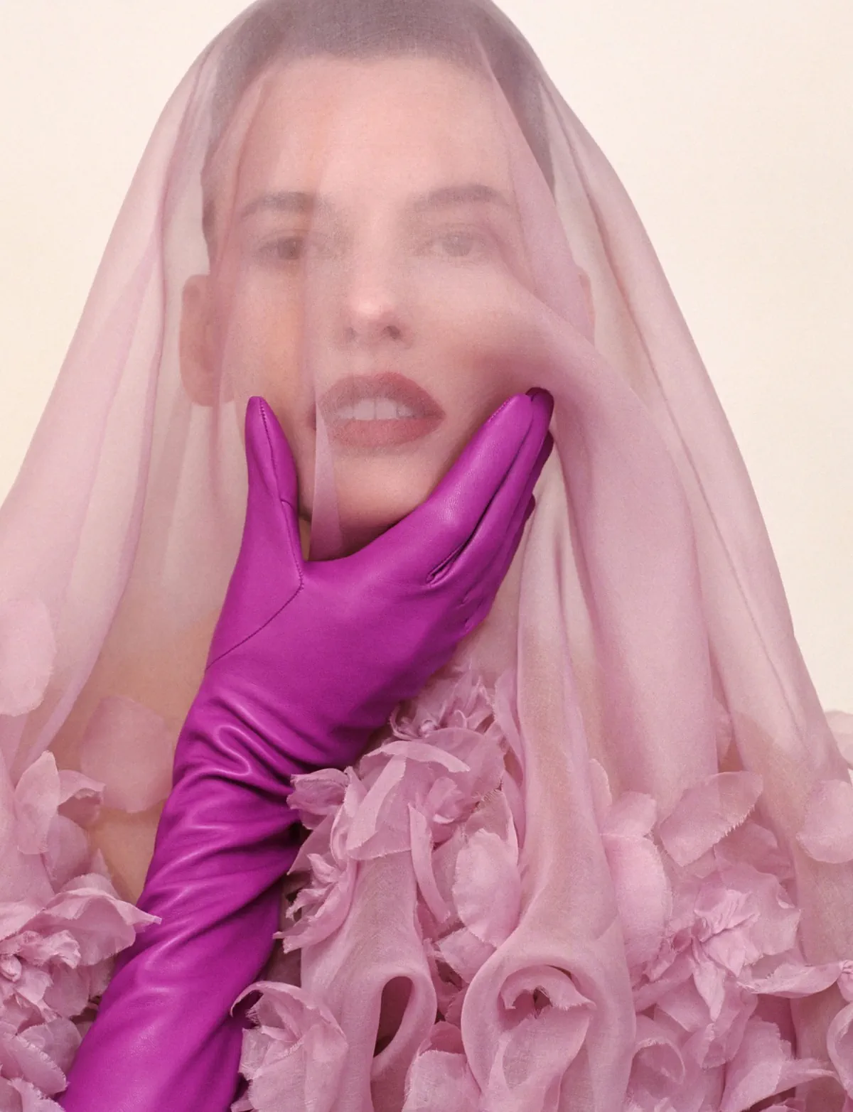 Amanda Murphy and Xiao Wen Ju in Balenciaga Haute Couture on AnOther China Edition Issue 001 by Bryce Anderson