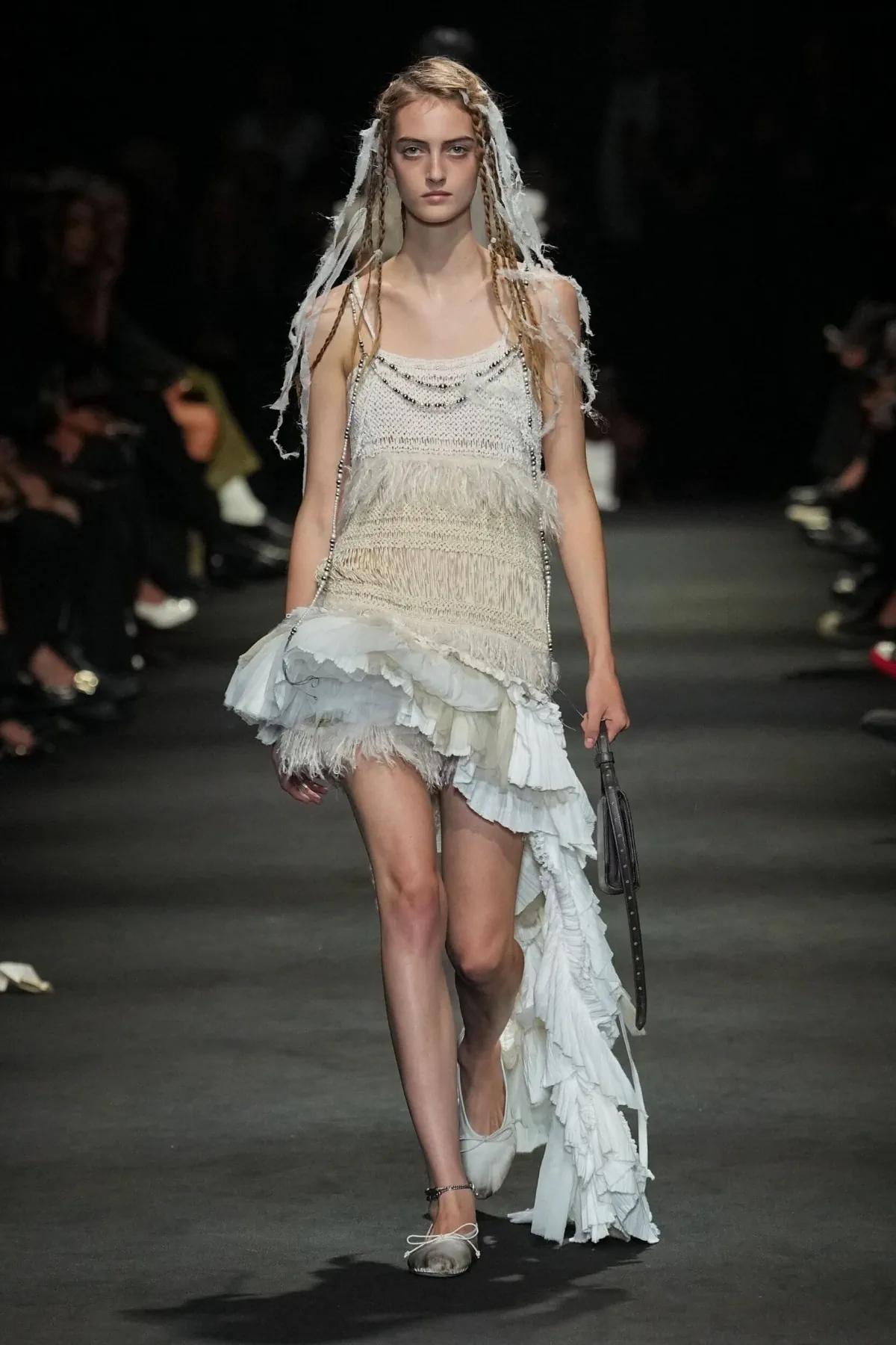 Ann Demeulemeester Spring 2027 finds romance in the desert’s worn edges Ann Demeulemeester Spring-Summer 2027 - Paris Fashion Week