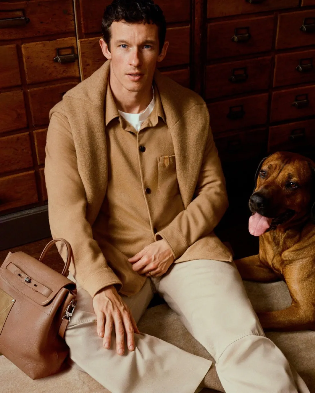 Callum Turner leads the Louis Vuitton trunk campaign for Spring-Summer 2027