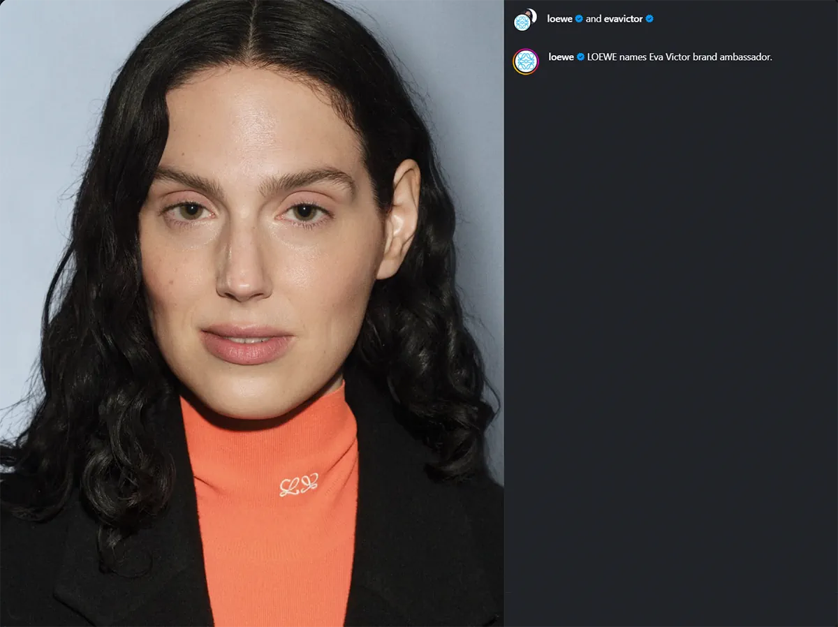 Eva Victor joins Loewe as its newest ambassador Eva Victor joins Loewe as its newest ambassador