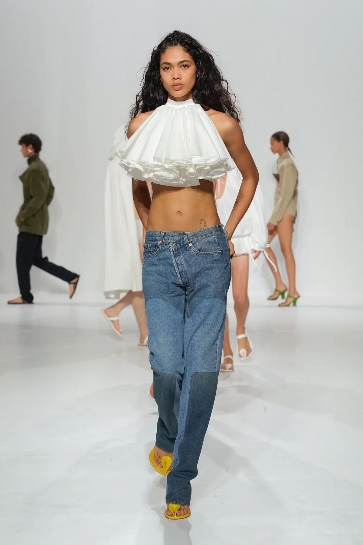 Jean Paul Gaultier Spring 2027 finds a new balance between experiment and wearability Jean Paul Gaultier Spring-Summer 2027 - Paris Fashion Week