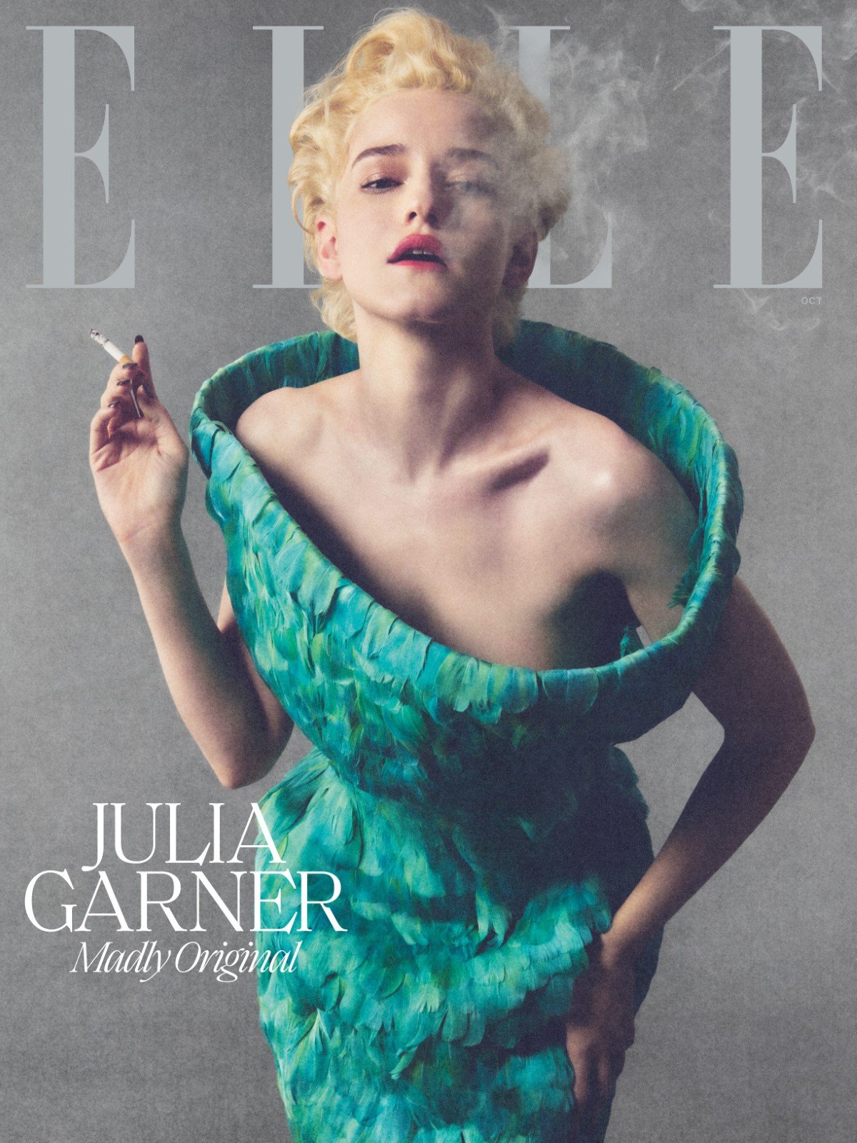Julia Garner covers Elle US October 2026 by Allan Hamitouche